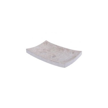 Vasque à poser rectangulaire en marbre crème 60cm RZB-D CREAM