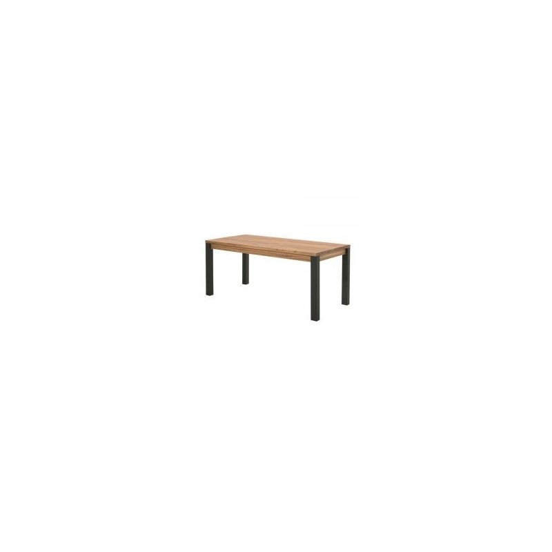 Table industrielle chêne et métal 180cm Catane Casita CATATA 180