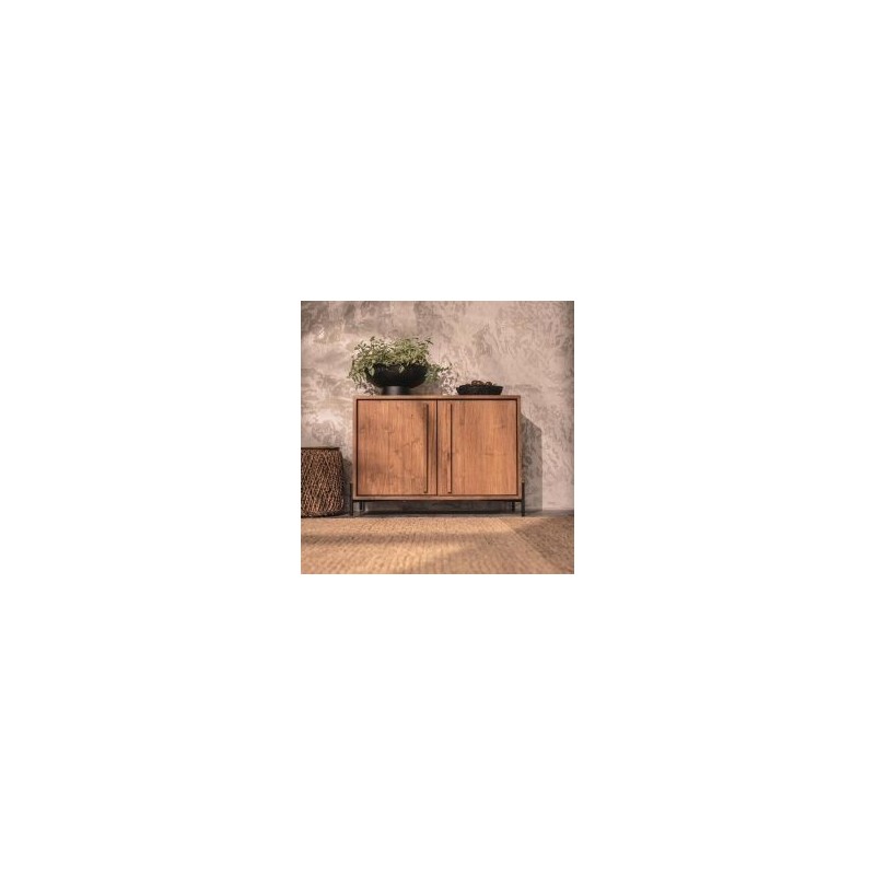 Buffet bas 2 portes teck massif recyclé 101cm d-bodhi OUTLINE