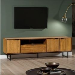 Meuble TV teck massif recyclé 195cm BAHIA Casita BAHTV 203