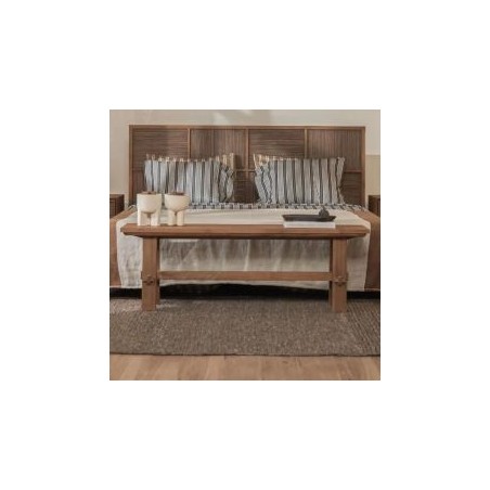 Banc bout de lit en teck massif recyclé 140cm d-bodhi ARTISAN