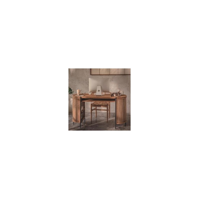 Bureau en teck recyclé et métal 140cm COCO d-bodhi