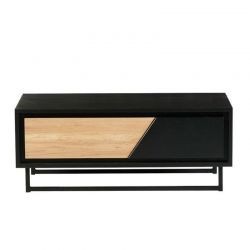Table basse 1 tiroir en chêne et pin 100cm Casita TRATABA 100