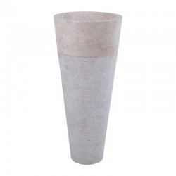 Vasque totem en marbre crème Ø40cm PA22-G CREAM