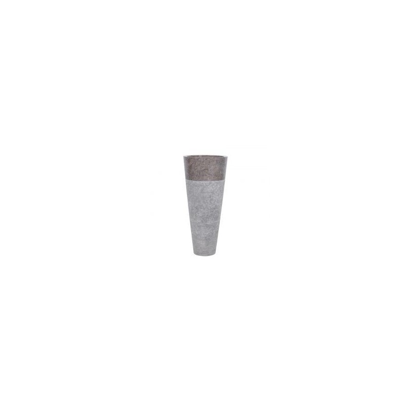 Vasque totem en marbre gris Ø40cm PA22-G GREY