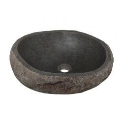 Vasque à poser salle de bain pierre naturelle BAIN 40 à 49 cm