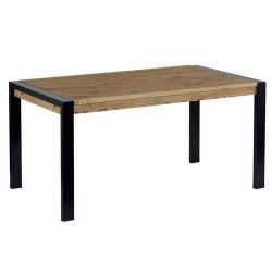 Table bois extensible 8 personnes avec allonge 200cm Lugano