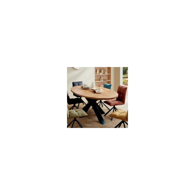 Table repas teck massif 190cm Bailey Casita BAITA 190D