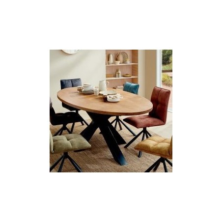 Table repas teck massif 190cm Bailey Casita BAITA 190D