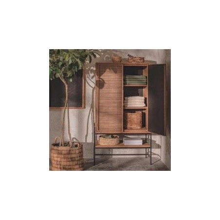 Armoire en teck recyclé et métal 90cm d-bodhi COCO