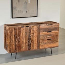 Buffet en bois recyclé industriel MELISSA 150cm