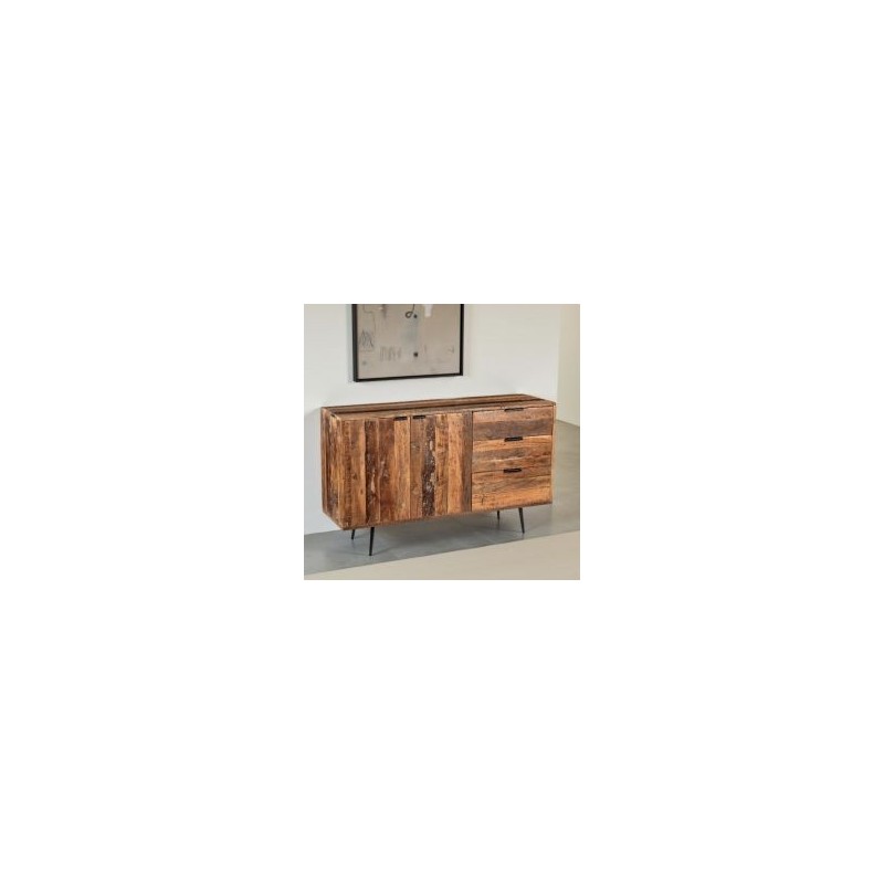 Buffet en bois recyclé industriel MELISSA 150cm