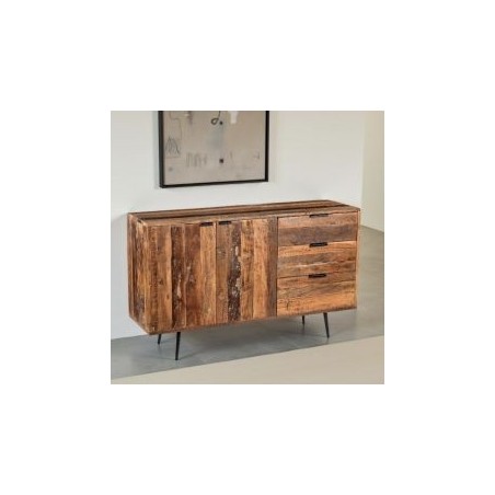 Buffet en bois recyclé industriel MELISSA 150cm
