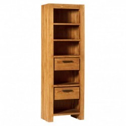 Bibliothèque teck massif 85cm Borneo Casita BORBIB65