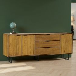 Buffet teck massif recyclé 195cm BAHIA Casita BAHBAH 204