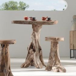 Mange-debout en racine de teck 115cm Farmer Casita FARTAHT