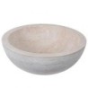 Vasque ronde à poser en marbre crème Ø40cm KC-G CREAM