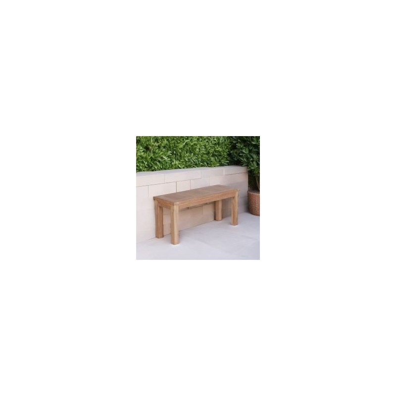 Banc en teck pour extérieur 100cm GARDEN