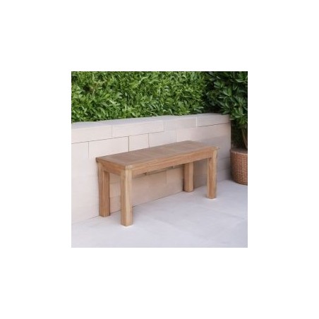 Banc en teck pour extérieur 100cm GARDEN