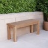 Banc en teck pour extérieur 100cm GARDEN