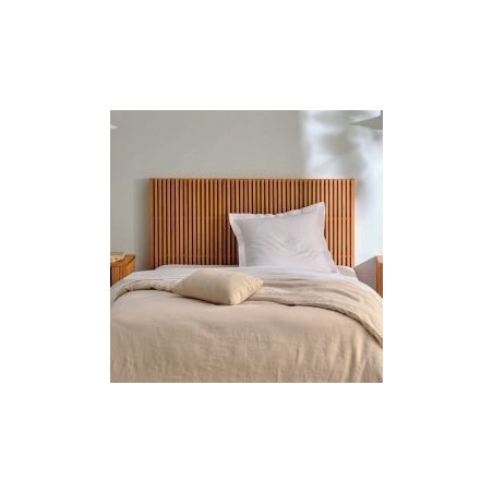 Tête de lit moderne bois de chêne couchage 140cm KAURI Casita