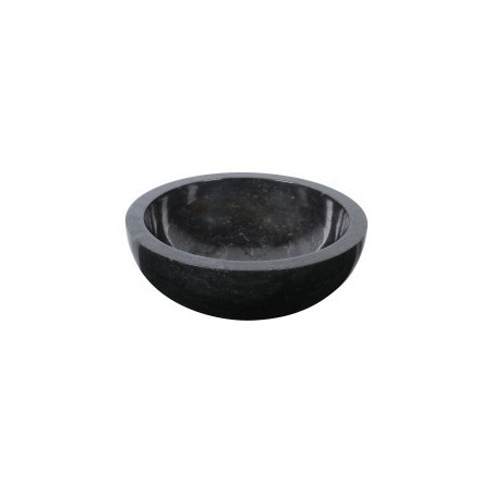 Vasque ronde à poser en marbre noir Ø40cm KC-P BLACK