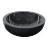 Vasque ronde à poser en marbre noir Ø40cm KC-P BLACK
