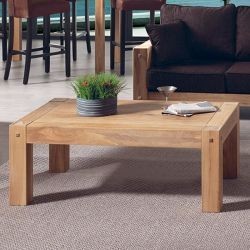 Table basse chêne rectangulaire 120cm Lodge Casita