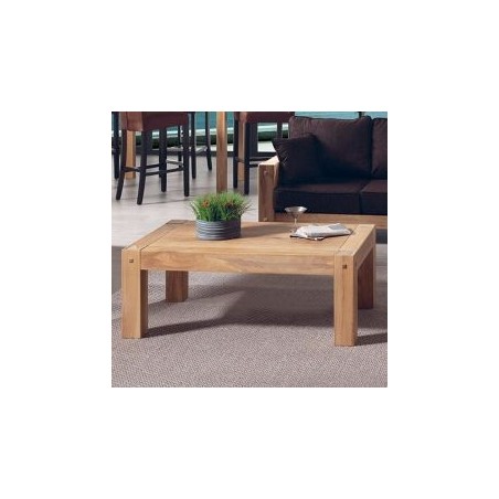 Table basse chêne rectangulaire 120cm Lodge Casita