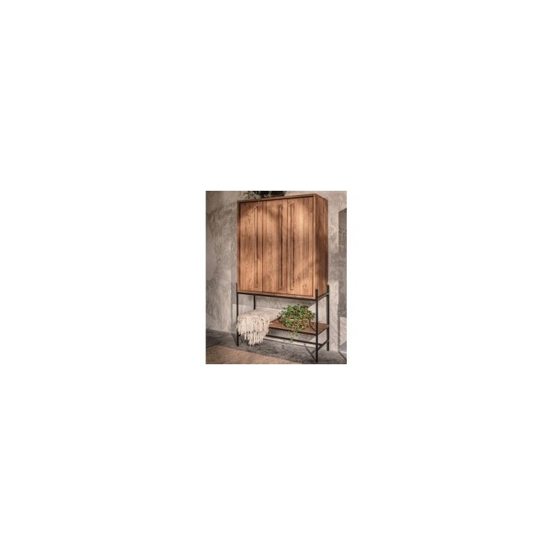 Buffet haut teck massif recyclé 3 portes 95cm d-bodhi OUTLINE
