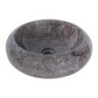 Vasque ronde à poser en marbre gris Ø40cm DN-P GREY