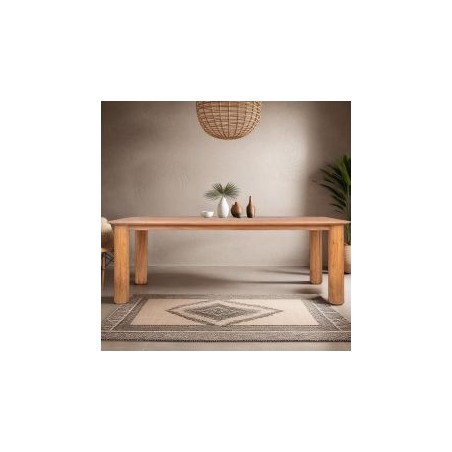Table repas design teck massif recyclé 225cm DINO d-bodhi