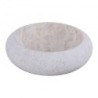 Vasque ronde à poser en marbre crème Ø40cm DN-D CREAM