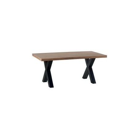 Table chêne massif pieds X 180cm Cleveland Casita CLETA180