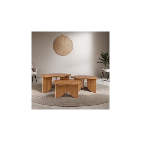 Tables basses gigogne en teck massif recyclé ACE d-bodhi