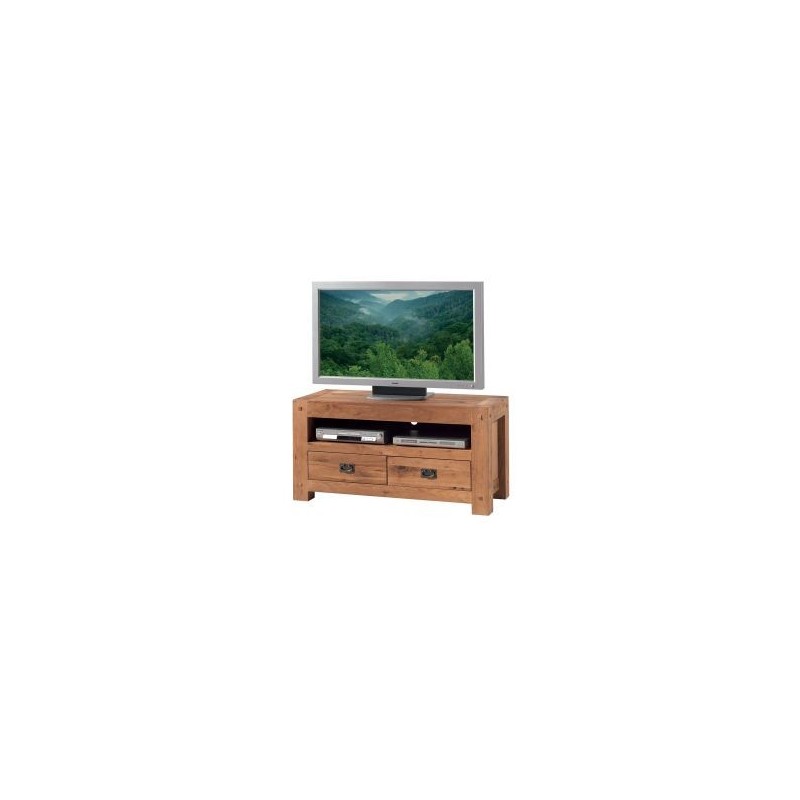 Meuble TV chêne 120cm Lodge Casita LODTV1