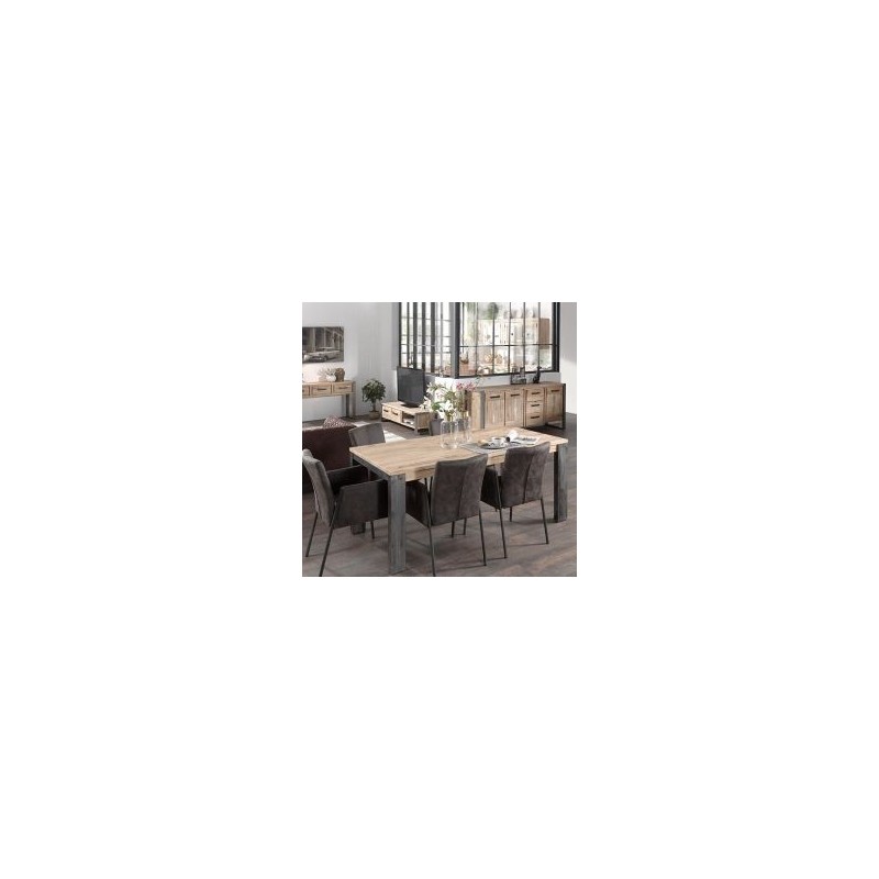 Table bois et métal 150cm Toronto Casita TOTA150