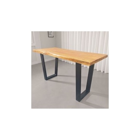Mange-debout industriel teck recyclé 190cm LASIA Casita