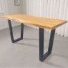 Mange-debout industriel teck recyclé 190cm LASIA Casita